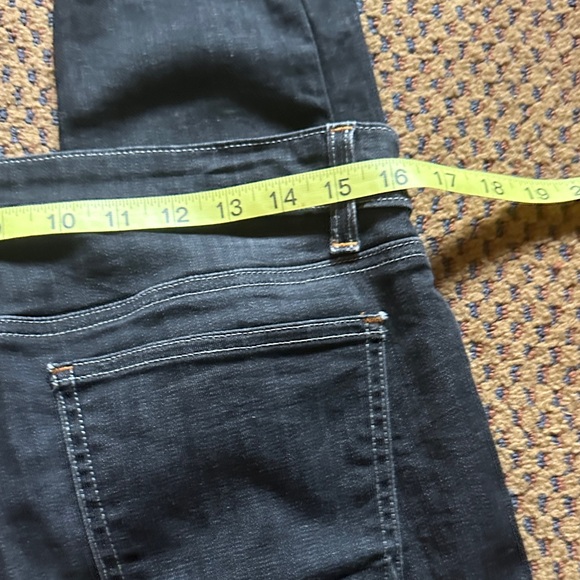 Eileen Fisher Black Straight Leg Jeans - Picture 4 of 6